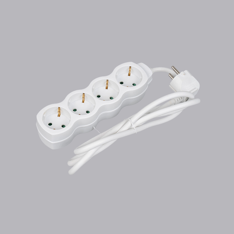LOG-04 รางปลั๊กไฟทรงมะระ 4 ทาง Multi-Socket ชนิดเยอรมัน