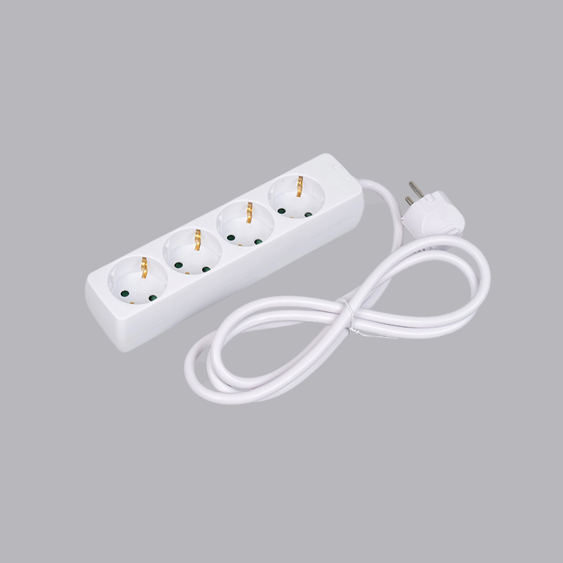 LOB-04 รางปลั๊กสี่เหลี่ยม 4 ทิศทาง แบบเยอรมัน Multi-Socket
