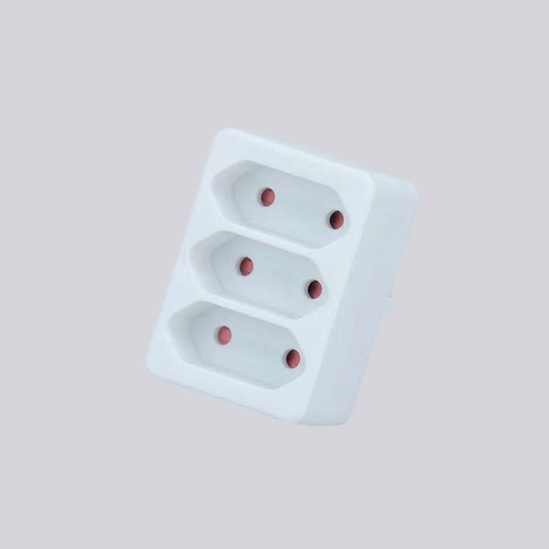 G01/3 อะแดปเตอร์ plgus แบบแบนสามอัน